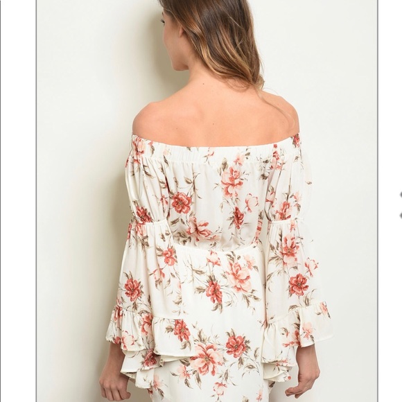 Floral Off Shoulder Dress - Picture 2 of 3